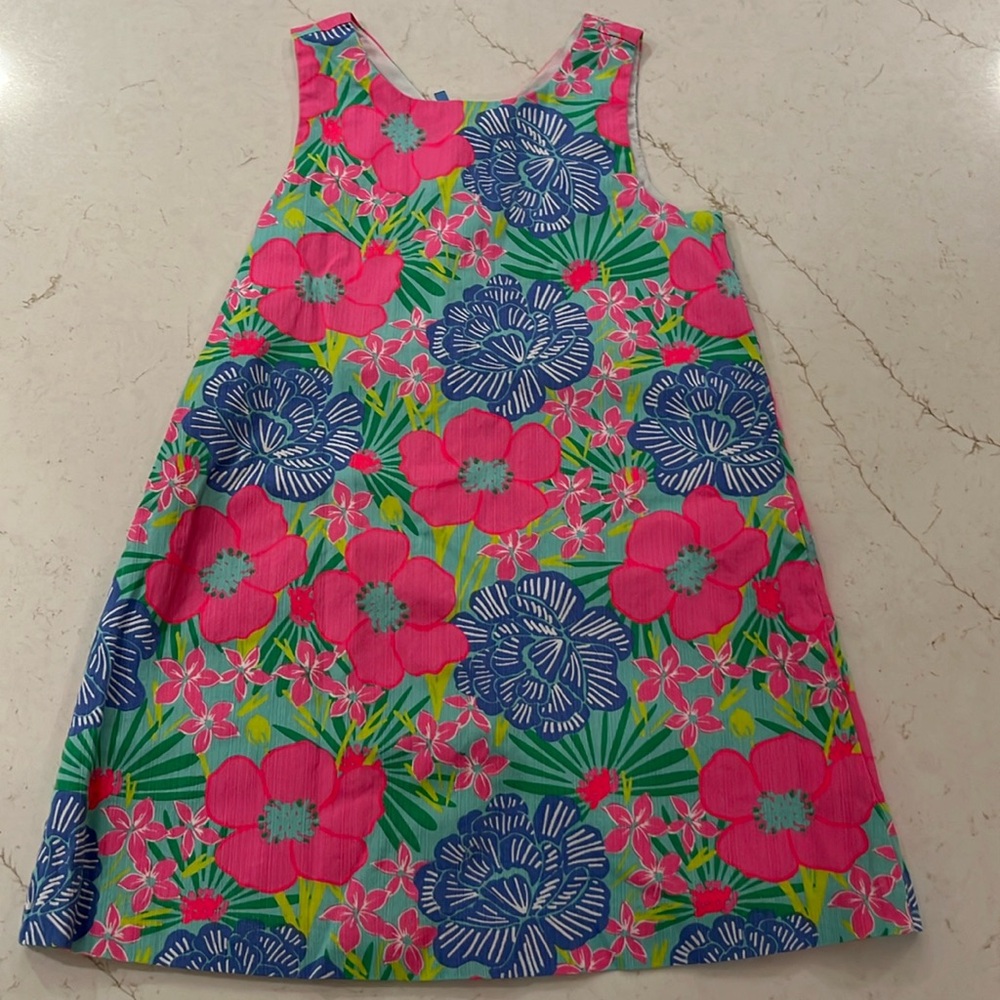 Tommy Bahama Pink and Blue Shift Dress
